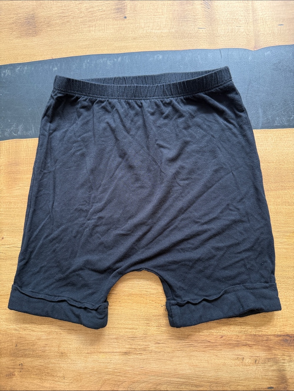 Kyte BABY Black bamboo harem Baby Shorts